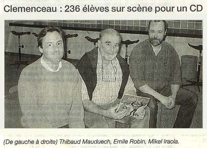 Thibaud Mauduech : interventions en milieu scolaire