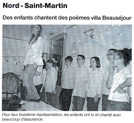 Thibaud Mauduech : interventions en milieu scolaire